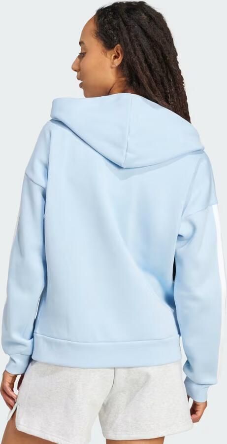 Adidas Essentials 3-Stripes Full-Zip Fleece Hoodie - Foto 5