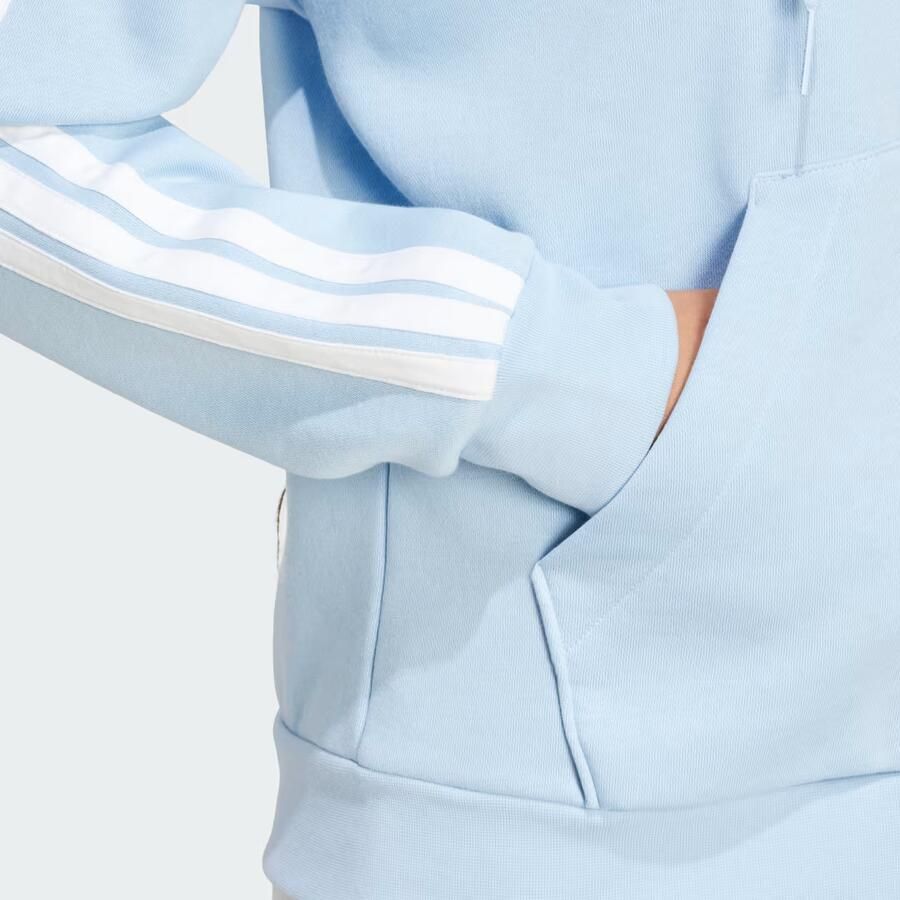 Adidas Essentials 3-Stripes Full-Zip Fleece Hoodie - Foto 2