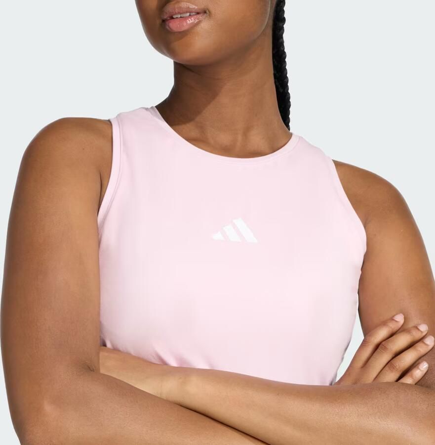 Adidas ESSENTIALS 3-STRIPES GEWATTEERDE TANKTOP - Foto 2