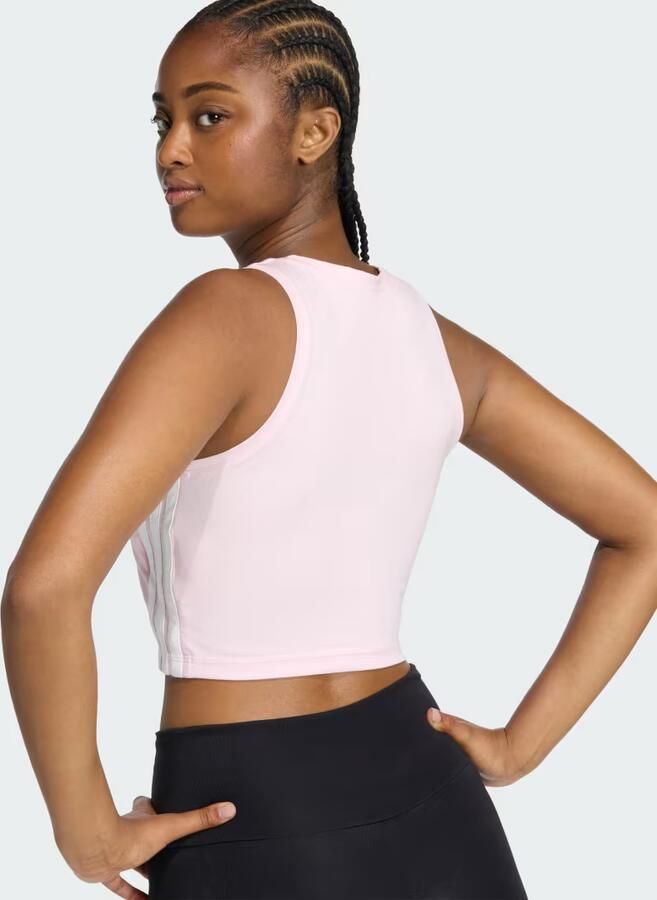 Adidas ESSENTIALS 3-STRIPES GEWATTEERDE TANKTOP - Foto 3
