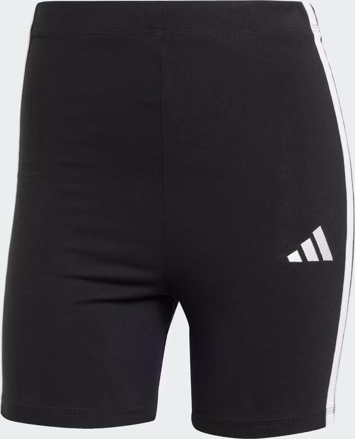 Adidas Sportswear Trainingstights W 3S SJ BK SHO korte leggings middelhoge band platte elastische band (1-delig) - Foto 4