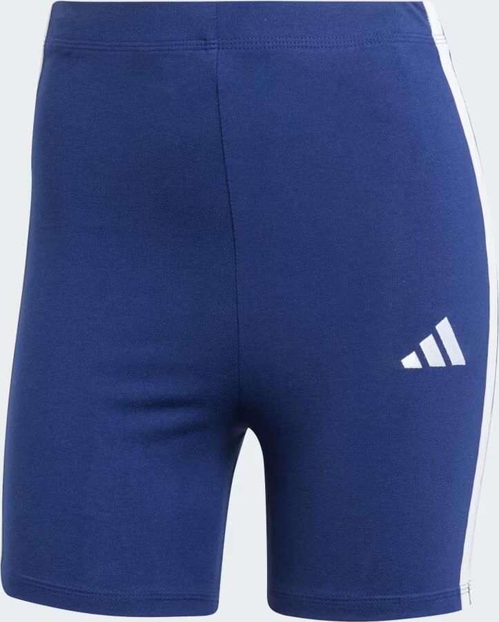 Adidas Sportswear Trainingstights W 3S SJ BK SHO korte leggings middelhoge band platte elastische band (1-delig)