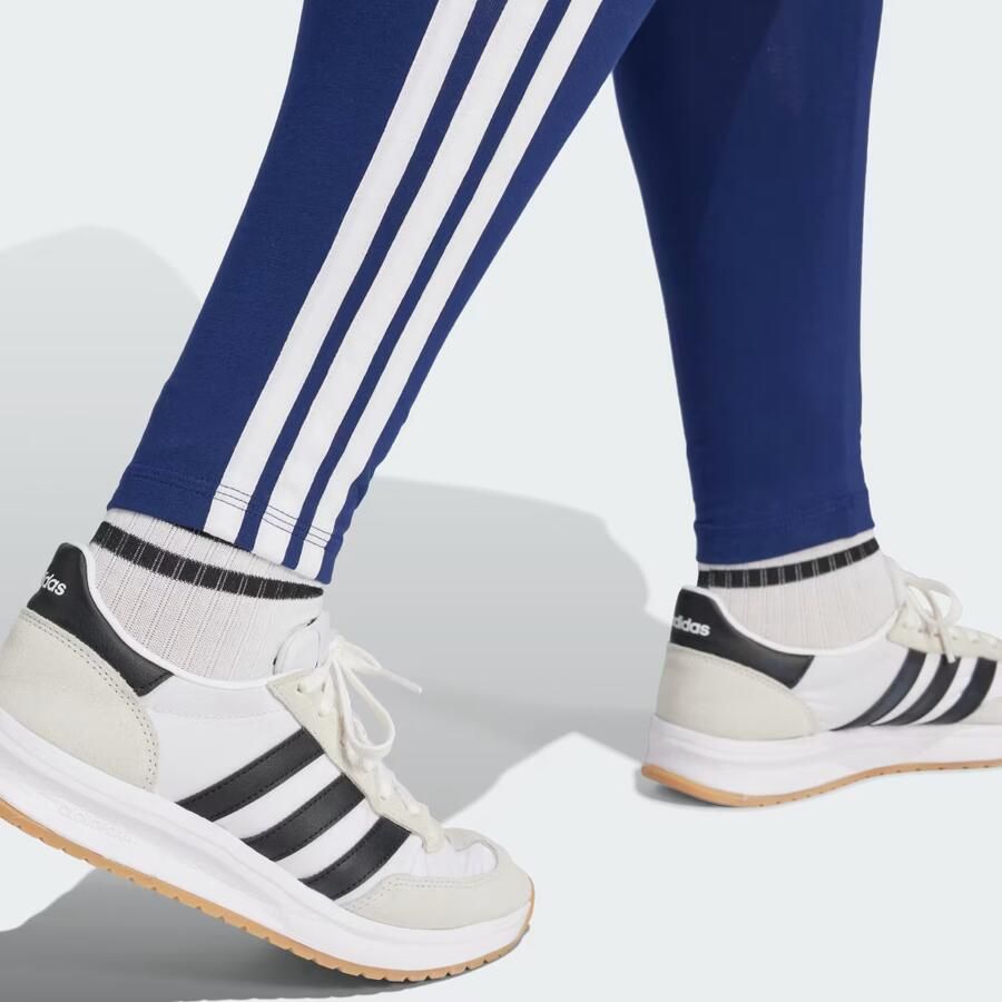 Adidas Essentials 3-Stripes Katoenen Legging (Grote Maat)