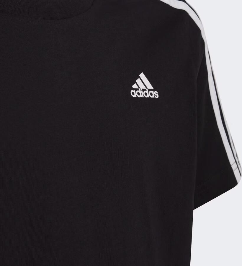 Adidas Sportswear T-shirt zwart wit Katoen Ronde hals Effen 128 - Foto 3
