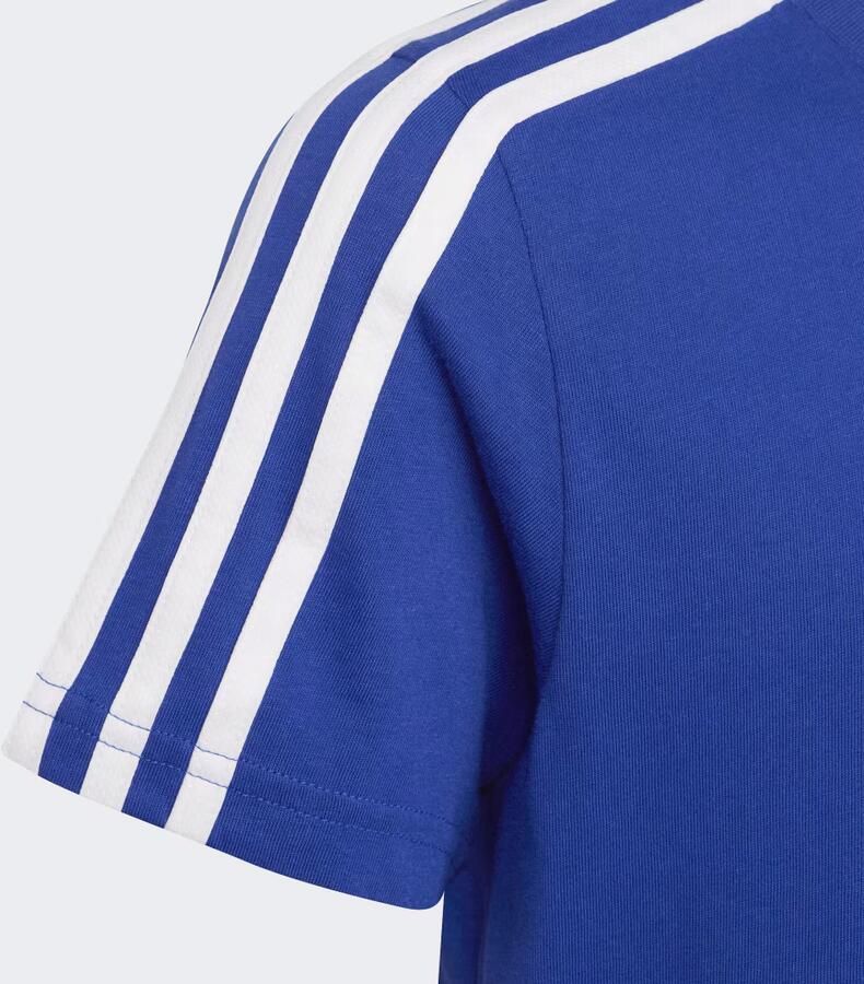 Adidas Sportswear T-shirt kobalt wit Blauw Jongens Meisjes Katoen Ronde hals 152 - Foto 2