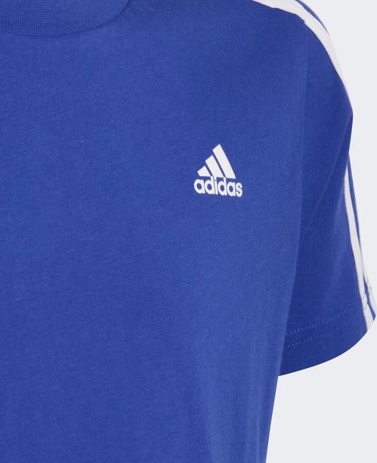 Adidas Sportswear T-shirt kobalt wit Blauw Jongens Meisjes Katoen Ronde hals 152 - Foto 3