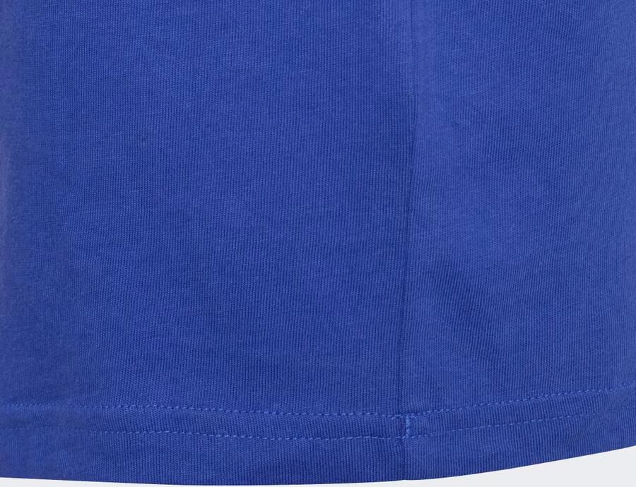 Adidas Sportswear T-shirt kobalt wit Blauw Jongens Meisjes Katoen Ronde hals 152 - Foto 4