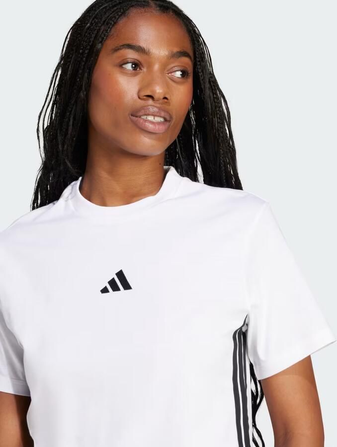 Adidas Essentials 3-Stripes Katoenen T-shirt