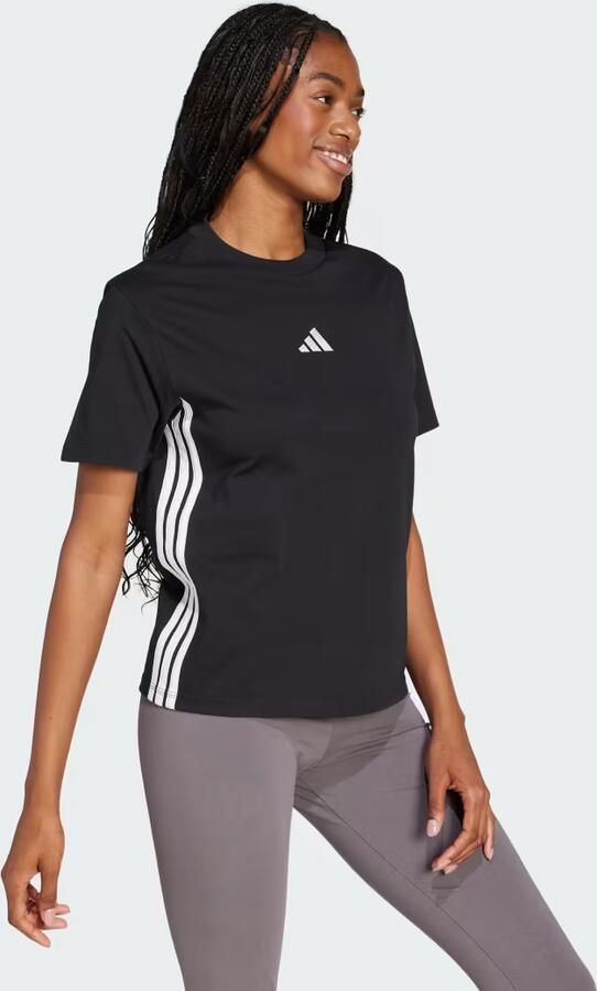 Adidas T-shirt Korte Mouw T-shirt Essentials 3-Stripes coton - Foto 5