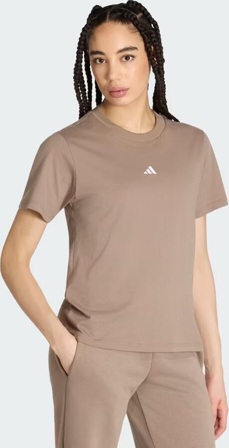 Adidas Essentials 3-Stripes Katoenen T-shirt