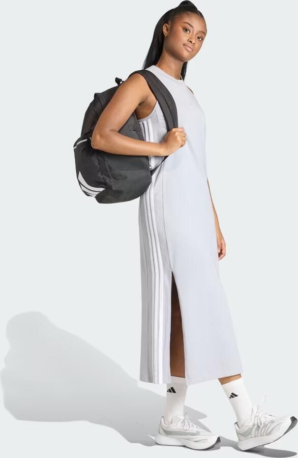 Adidas Essentials 3-Stripes Lange Racerback Jurk - Foto 4