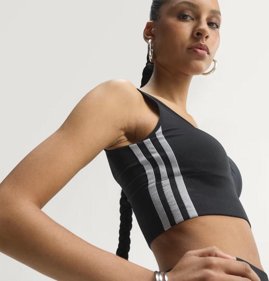 Adidas ESSENTIALS 3 STRIPES NAADLOZE BRALETTE - Foto 2