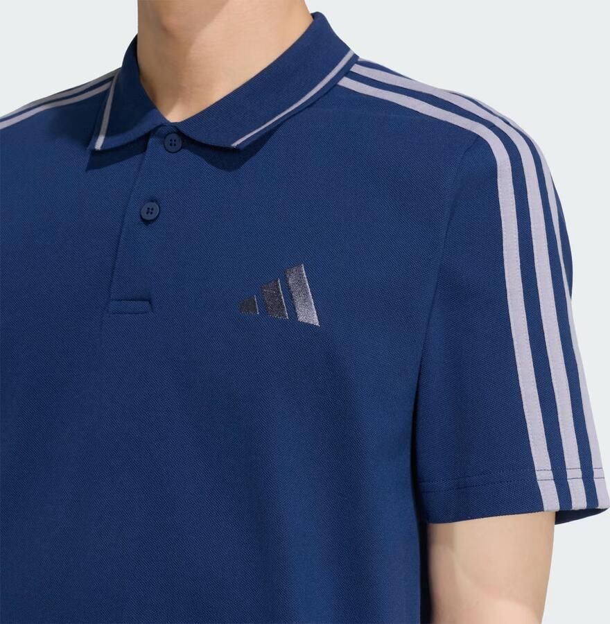 Adidas Essentials 3-Stripes Piqué Poloshirt - Foto 2