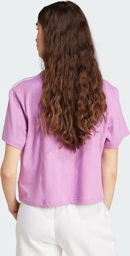 Adidas Essentials 3-Stripes Single Jersey Croptop - Foto 5