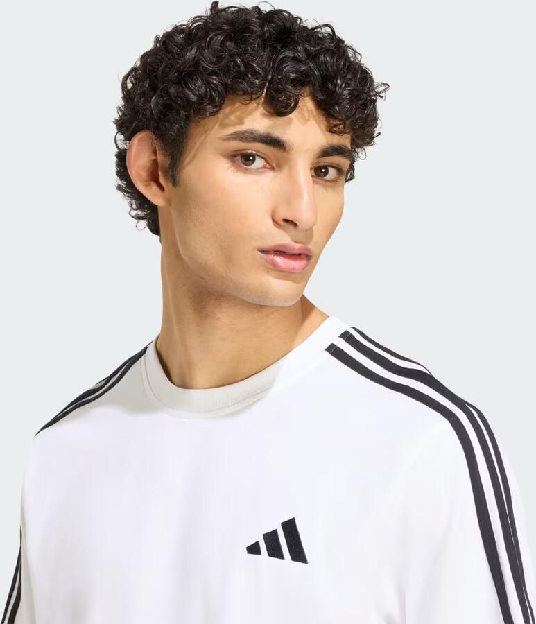Adidas Essentials 3-Stripes Single Jersey Left Chest Branded T-shirt - Foto 2