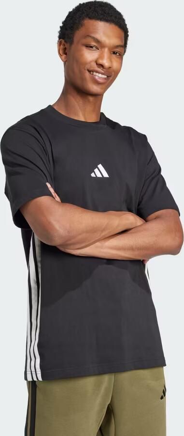 Adidas T-shirt Essentials 3-Stripes jersey de coton doux - Foto 9