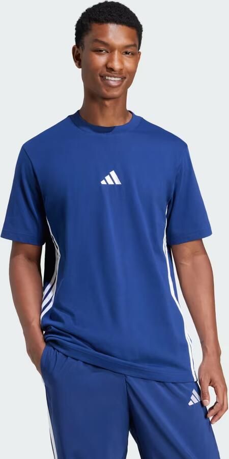 Adidas Essentials 3-Stripes Single Jersey Shirt Heren - Foto 6