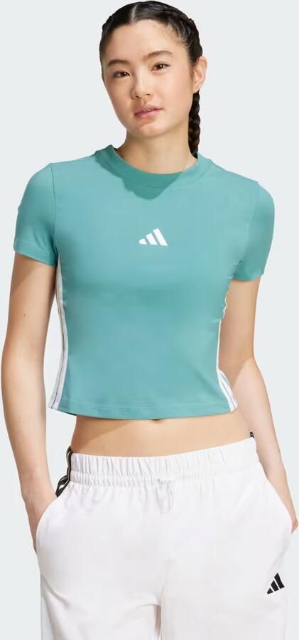 Adidas Essentials 3-Stripes Slim-fit Baby T-shirt - Foto 9