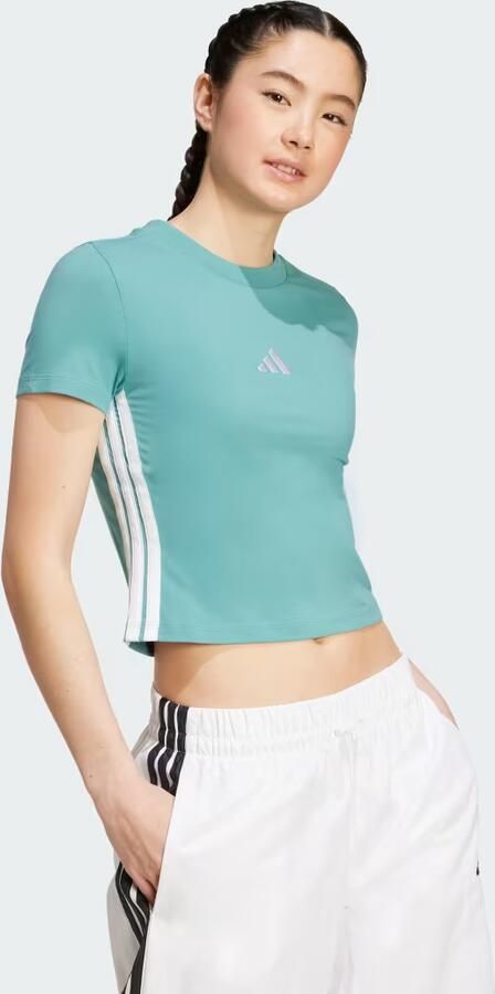 Adidas Essentials 3-Stripes Slim-fit Baby T-shirt - Foto 6