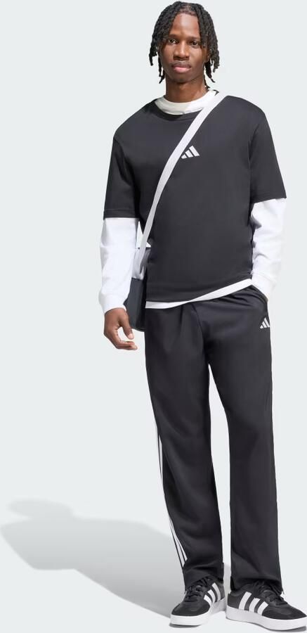 Adidas Essentials 3-Stripes Stanford Lichte Woven Tapered Open Hem Broek - Foto 6