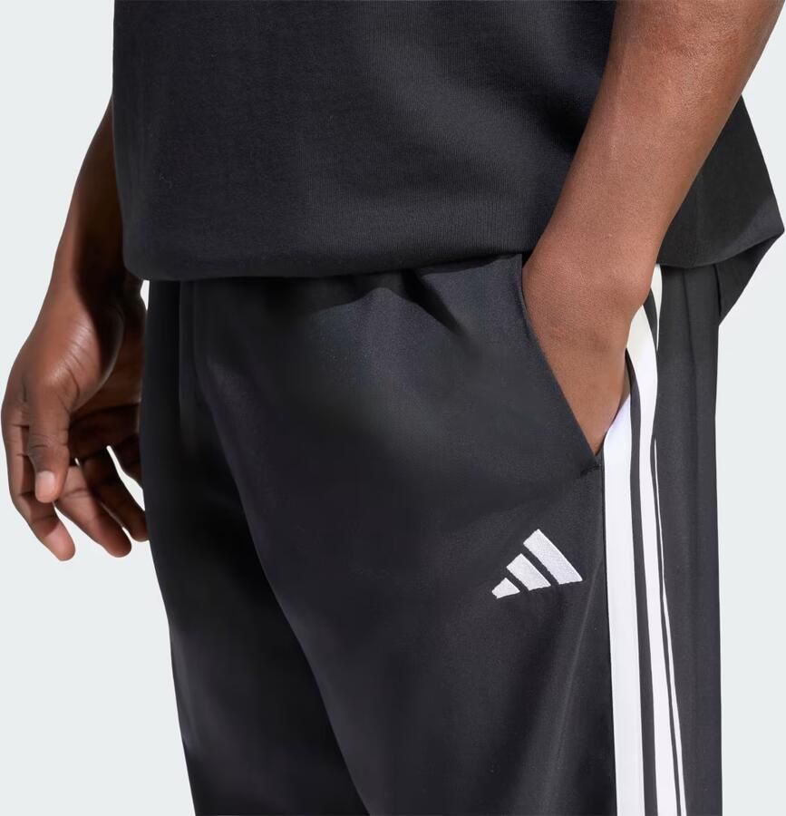 Adidas Essentials 3-Stripes Stanford Lichte Woven Tapered Open Hem Broek - Foto 3