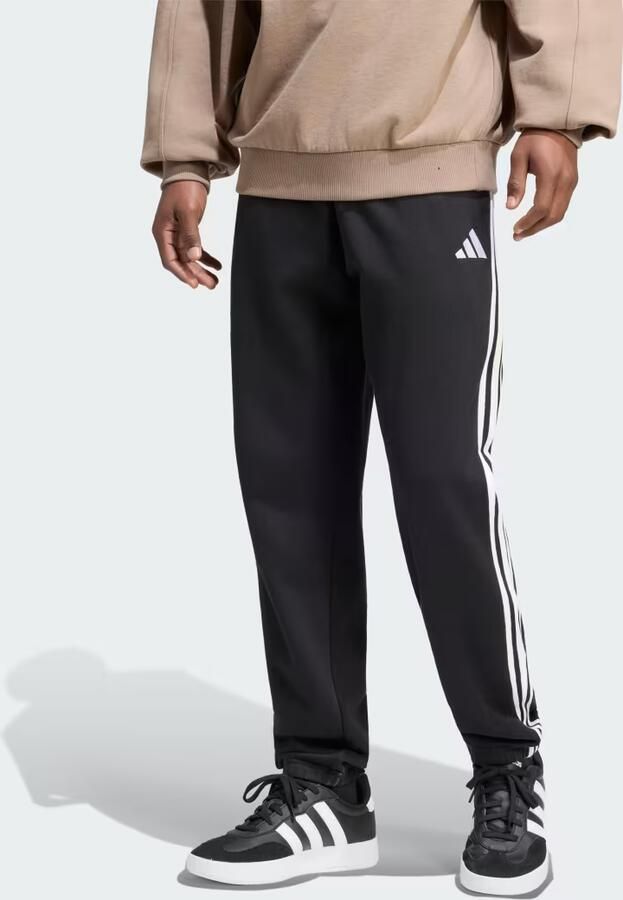 Adidas Essentials 3-Stripes Sweaterstof Tapered Cuffed Broek