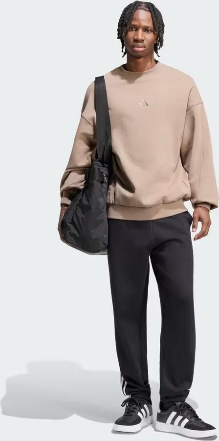 Adidas Essentials 3-Stripes Sweaterstof Tapered Cuffed Broek - Foto 5