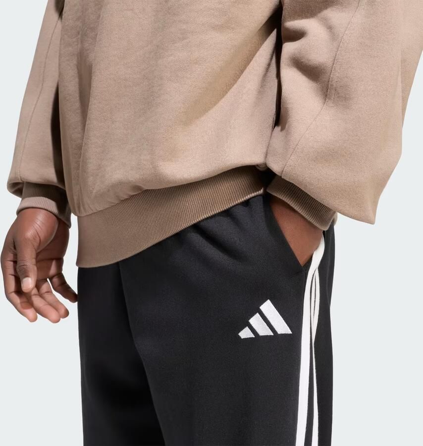 Adidas Essentials 3-Stripes Sweaterstof Tapered Cuffed Broek - Foto 2