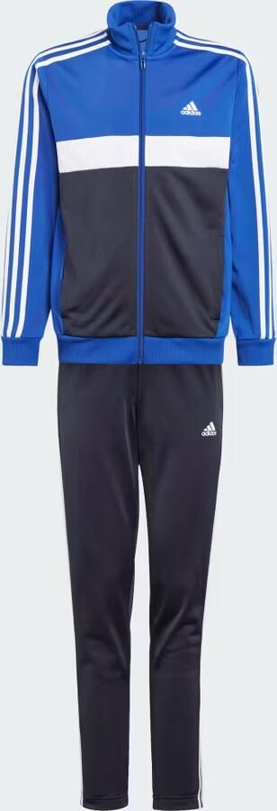 Adidas Tiberio Tracksuit Junior Semi Lucid Blue White Legend Ink White Semi Lucid Blue White Legend Ink White