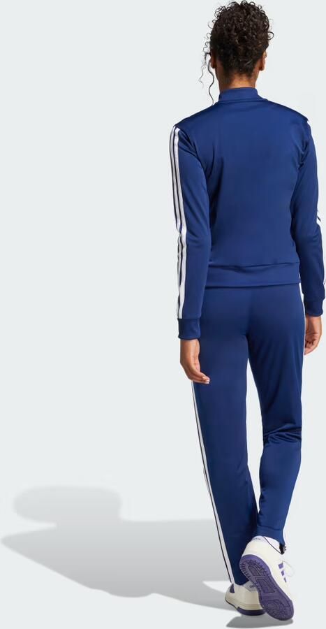 Adidas Essentials 3-Stripes Trainingspak Blauw- Dames Blauw - Foto 3