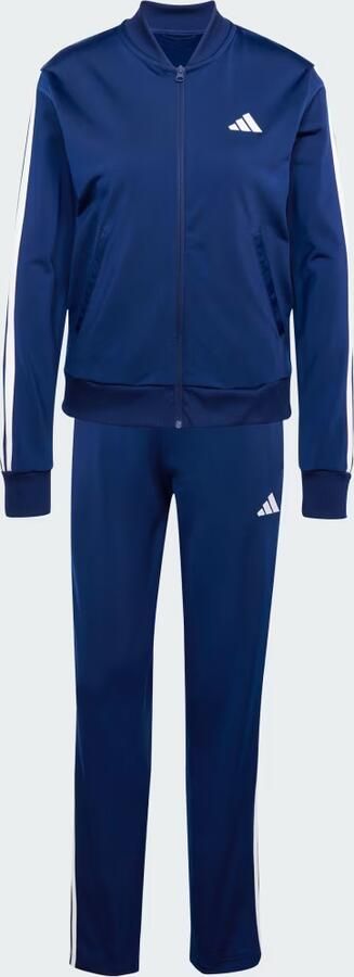 Adidas Essentials 3-Stripes Trainingspak Blauw- Dames Blauw - Foto 4
