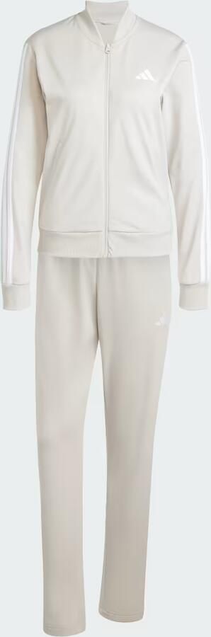 Adidas 3-Stripes Train Tracksuit Beige- Dames Beige - Foto 5