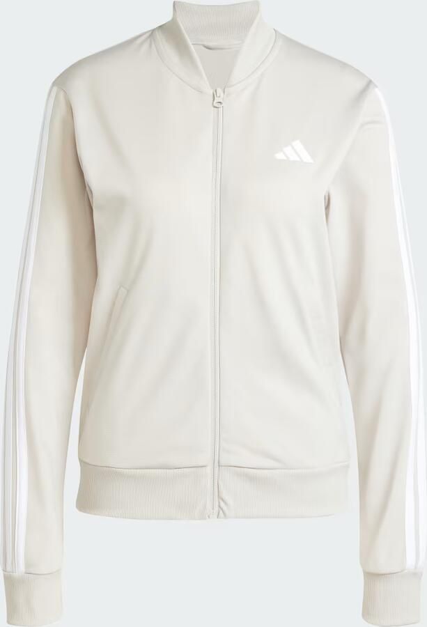 Adidas 3-Stripes Train Tracksuit Beige- Dames Beige