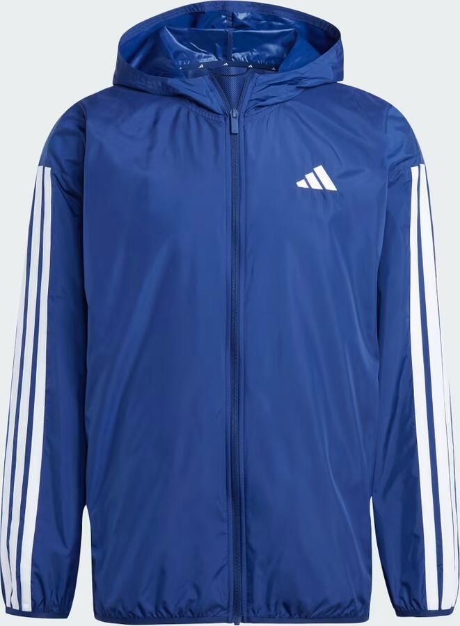 Adidas Essentials 3-Stripes Windjack Blauw- Heren Blauw - Foto 3