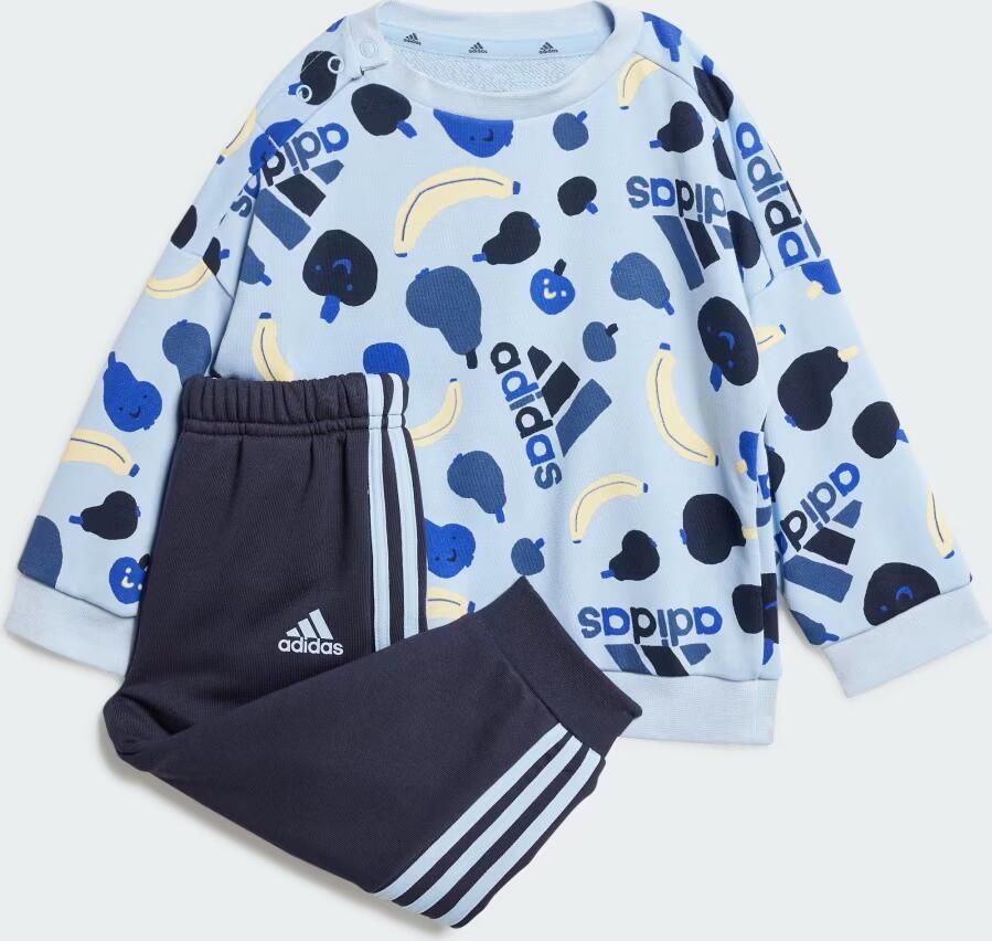 Adidas Essentials Allover Print Joggingpak Kids