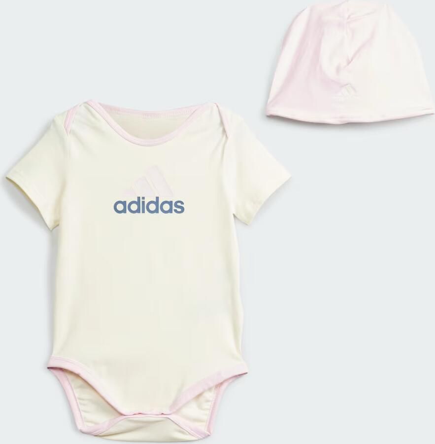 Adidas Essentials Big Logo Bodysuit en Beanie Cadeauset Kids