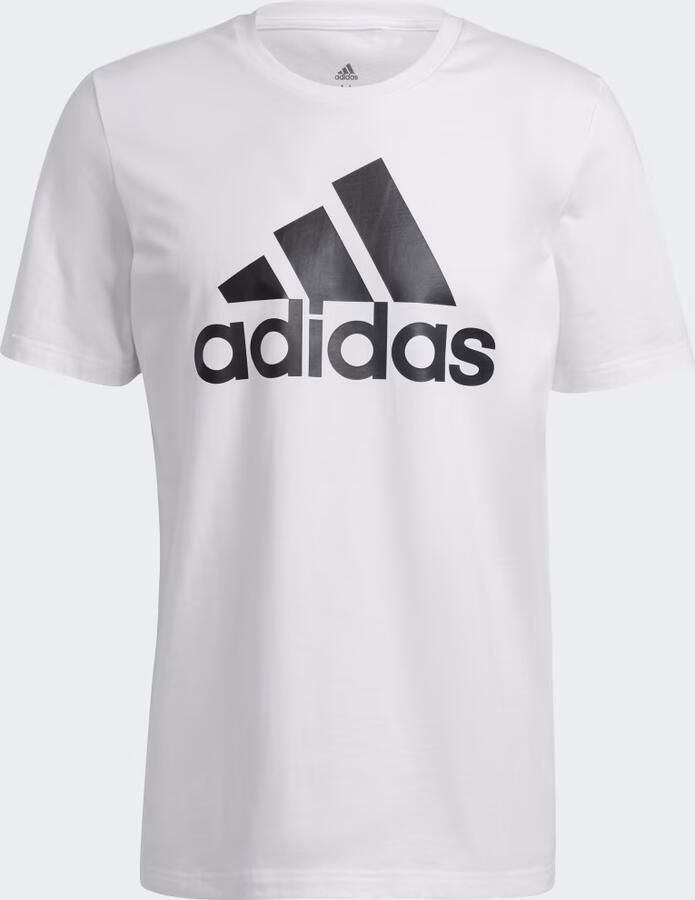 Adidas Essential Big Logo Wit Heren T-shirt White Heren