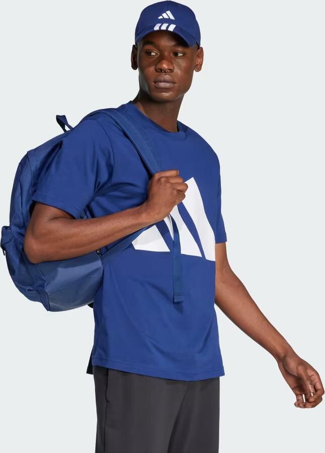 Adidas T-shirt Korte Mouw T-shirt Essentials Big Logo Marine - Foto 5