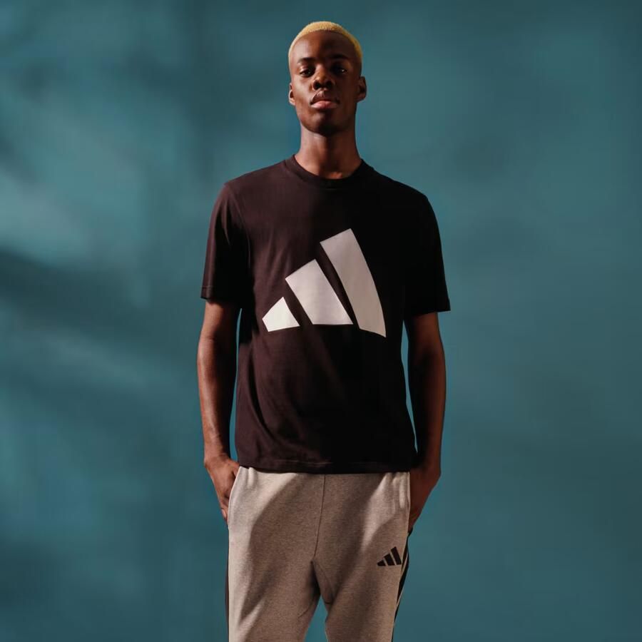 Adidas T-shirt Essentials Big Logo col rond - Foto 2
