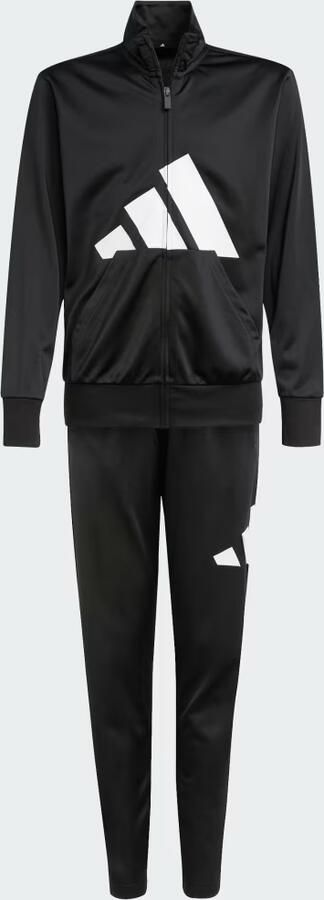 Adidas Tricot Large Logo Tracksuit Junior Zwart - Foto 5