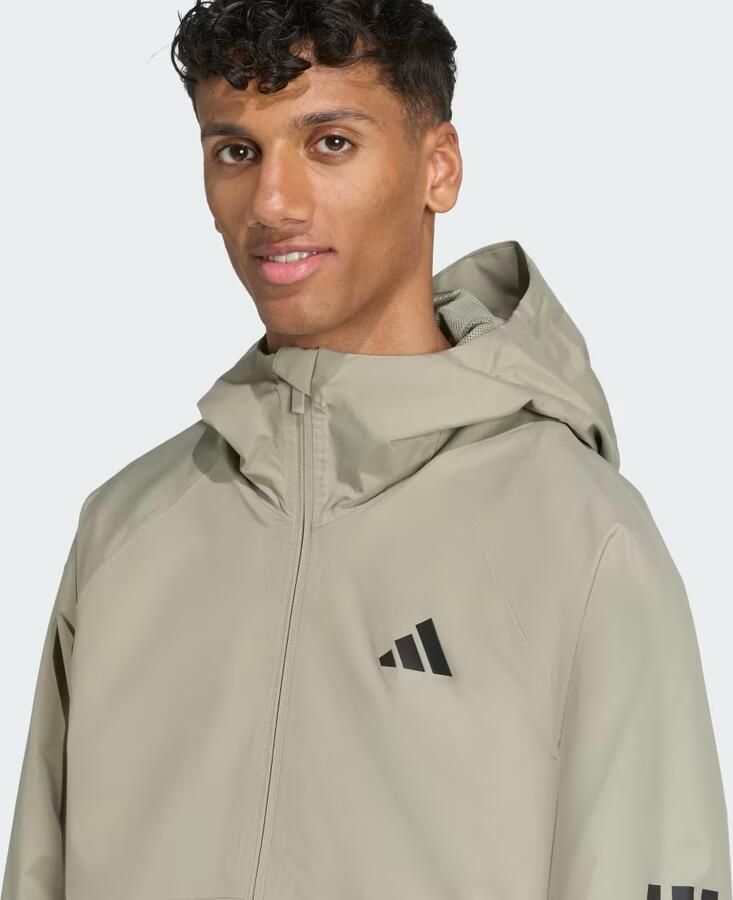 Adidas Essentials CLIMAPROOF 3-Stripes Capuchonjack - Foto 3