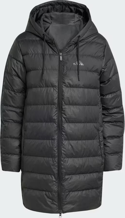 Adidas Sportswear Regular fit lange gewatteerde jas met vulling van dons - Foto 6
