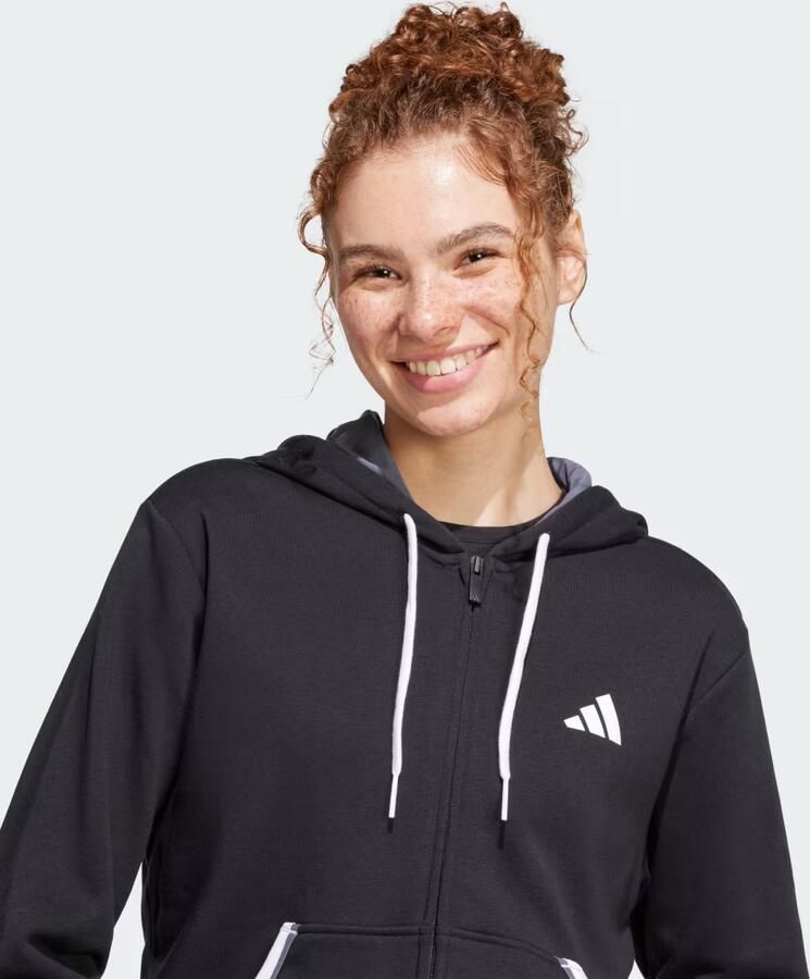 Adidas Essentials Color Pop French Terry Full-Zip Hoodie - Foto 3