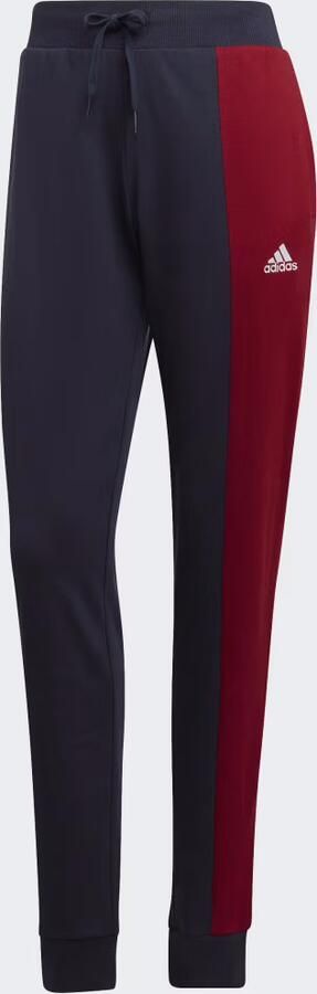 Adidas essentials colorblock joggingbroek blauw rood dames - Foto 3