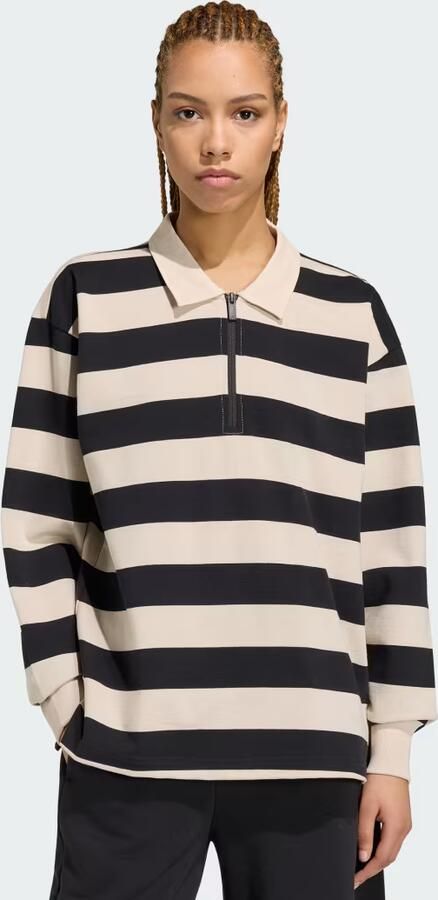 Adidas Essentials Contemporary French Terry Polo met Lange Mouwen