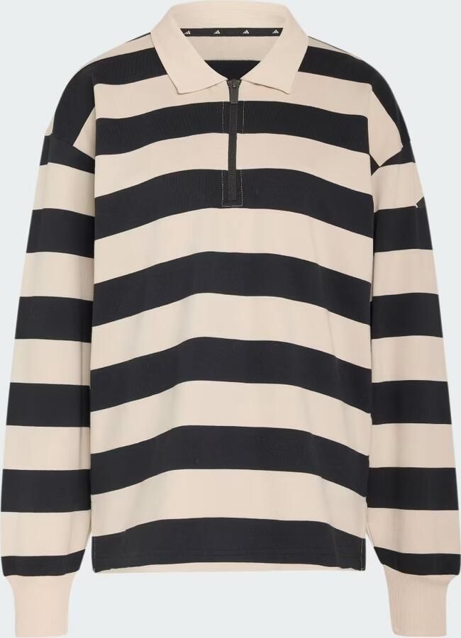 Adidas Essentials Contemporary French Terry Polo met Lange Mouwen - Foto 4