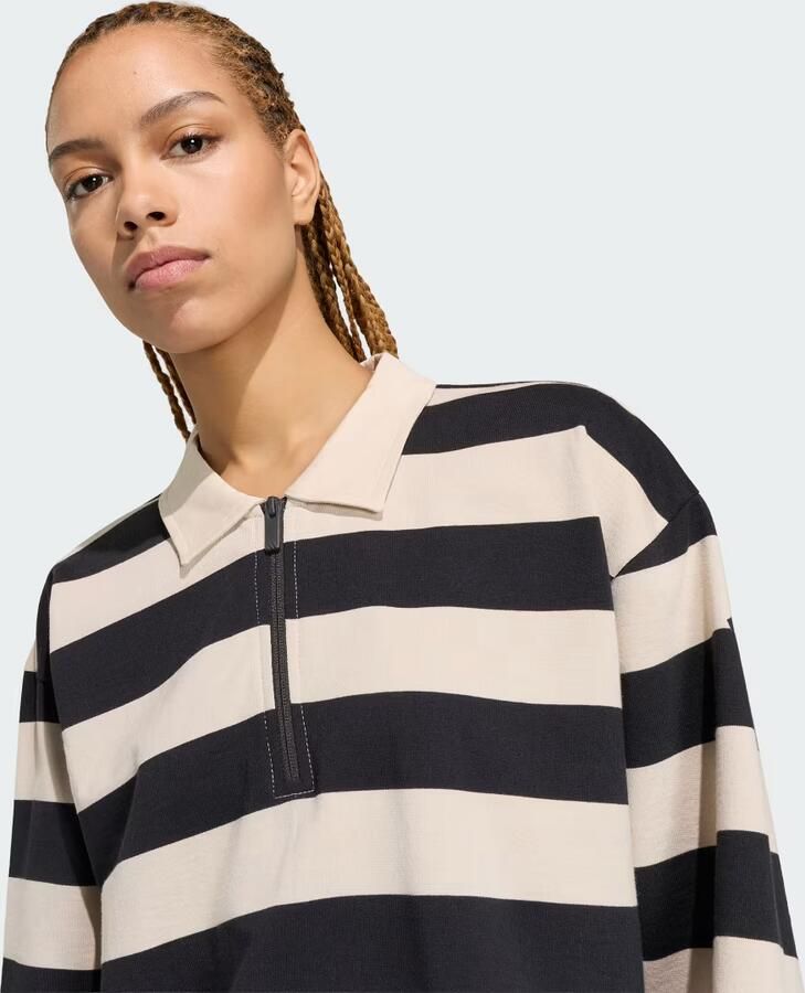 Adidas Essentials Contemporary French Terry Polo met Lange Mouwen - Foto 3