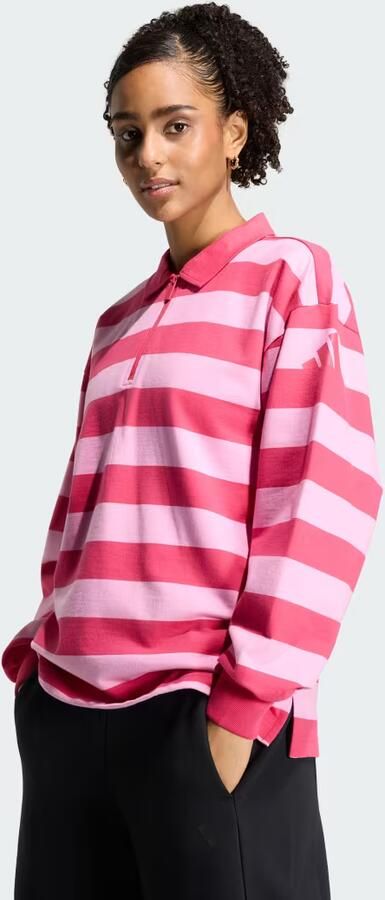 Adidas Essentials Contemporary French Terry Polo met Lange Mouwen
