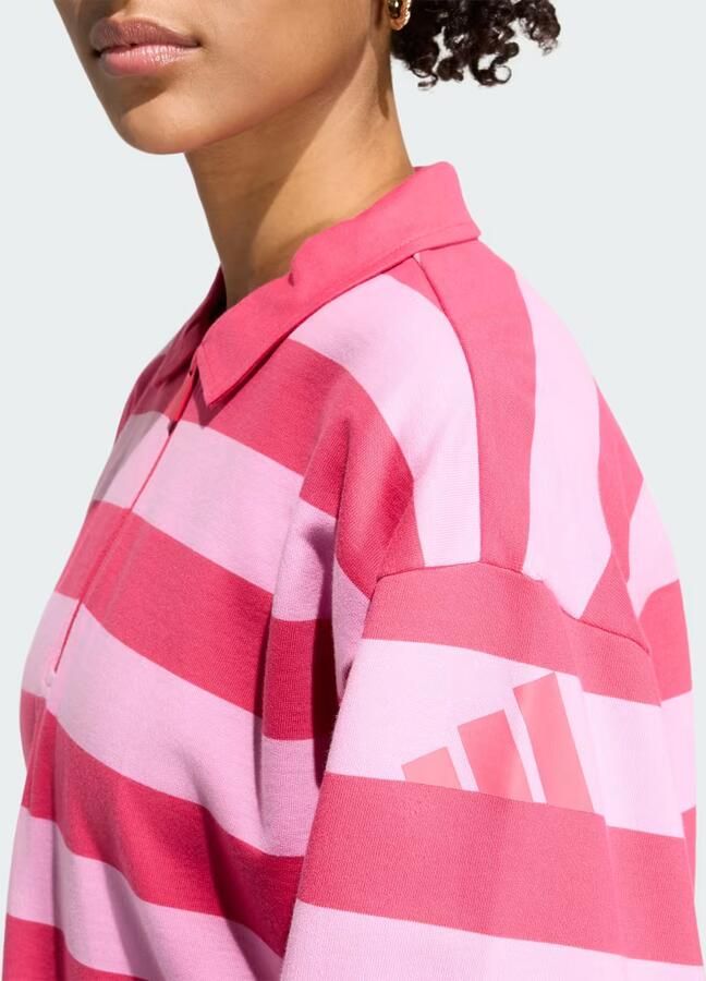 Adidas Essentials Contemporary French Terry Polo met Lange Mouwen - Foto 4