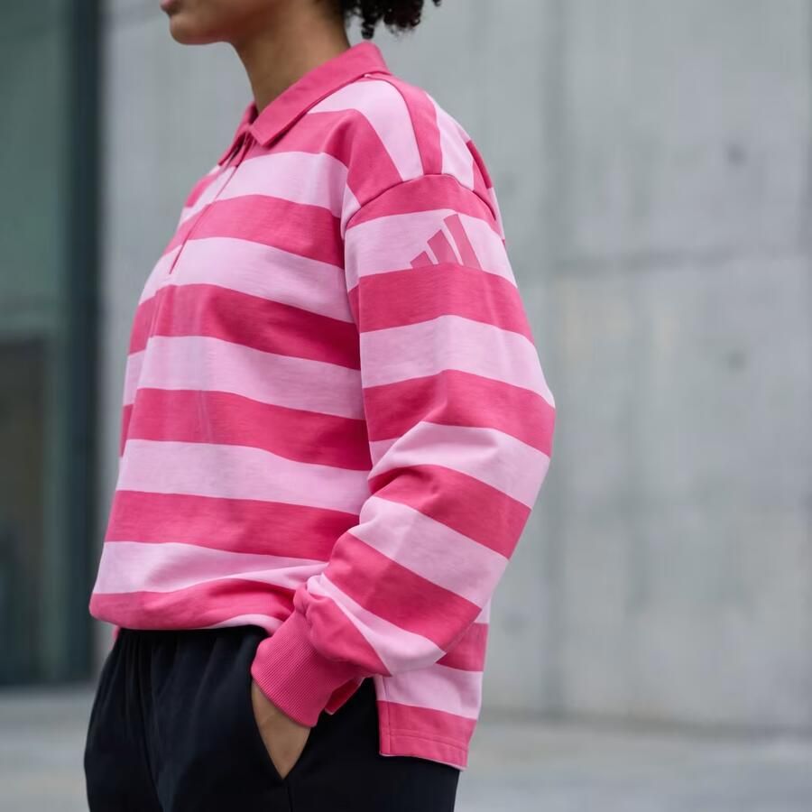 Adidas Essentials Contemporary French Terry Polo met Lange Mouwen - Foto 3